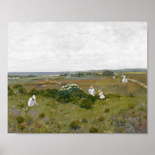 Poster Fleurs balnéaires | William Merritt Chase (Devant)