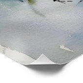 Poster Fleurs blanches (Coin)