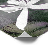 Poster Fleurs blanches (Coin)