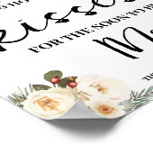 Poster Fleurs blanches d'hiver Combien de baisers pour Mm (Coin)