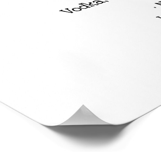 Poster Fleurs bleues Boissons Menu Mariage Signer (Coin)