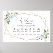 Poster Fleurs Bleues, Fleurs Blanches, Chronologie de Mar (Devant)