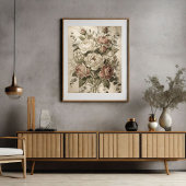 Poster Fleurs Botaniques Vintage