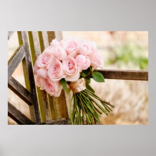 Poster Fleurs | Bouquet rose (Devant)