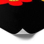 Poster Fleurs colorées (Coin)