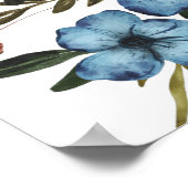 Poster Fleurs colorées (Coin)