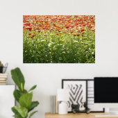 Poster Fleurs Colorées de Printemps (Bureau à domicile)