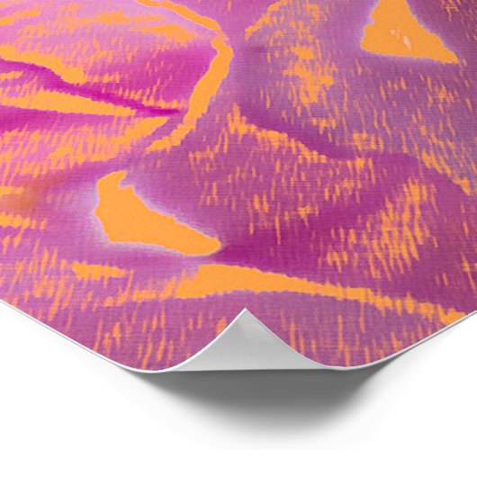 Poster Fleurs colorées Imprimer (Coin)