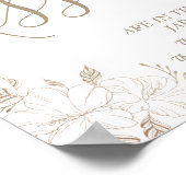 Poster Fleurs Combien de baisers Panneau de jeu pour la f (Coin)