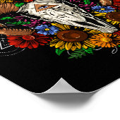 Poster Fleurs crâniennes (Coin)