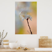 Poster Fleurs d'abricot japonaises étonnantes (Cuisine)