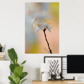 Poster Fleurs d'abricot japonaises étonnantes (Bureau à domicile)