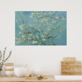 Poster Fleurs d'amandes par Vincent van Gogh (Cuisine)