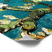 Poster Fleurs d'amandier de Van Gogh Impressionnisme clas (Coin)