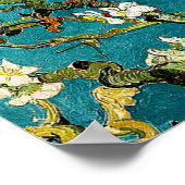 Poster Fleurs d'amandier de Van Gogh Impressionnisme clas (Coin)