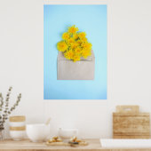 Poster Fleurs | Dandelions dans l'enveloppe (Cuisine)