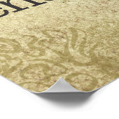 Poster Fleurs d'anniversaire le 14 février "Chamomile" (Coin)