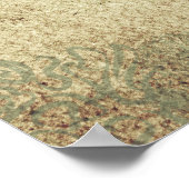 Poster Fleurs d'anniversaire le 2 mai "Lily de la vallée" (Coin)