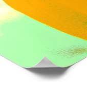 Poster Fleurs dans la croissance verte (Coin)