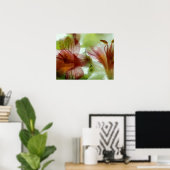 Poster Fleurs dans la glace (Bureau à domicile)