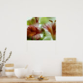 Poster Fleurs dans la glace (Cuisine)