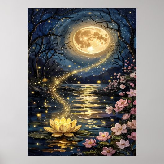 Poster Fleurs dans la nature (Devant)