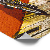 Poster Fleurs dans la rue. Cordoue, Andalousie, Espagne. (Coin)