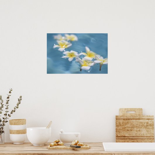 Poster Fleurs dans l'eau (Cuisine)