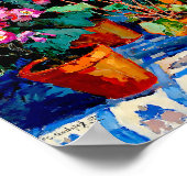 Poster Fleurs dans les pots de Konstantin Gorbatov (Coin)