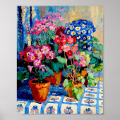 Poster Fleurs dans les pots de Konstantin Gorbatov (Devant)