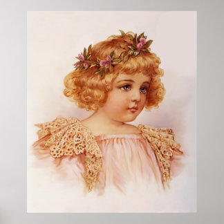 Poster Fleurs dans ses cheveux