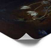 Poster Fleurs dans un bateau en bois (Coin)