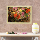 Poster Fleurs dans un jardin
