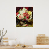 Poster Fleurs dans un Vase (Cuisine)