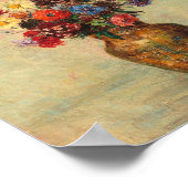 Poster fleurs dans un vase (Coin)