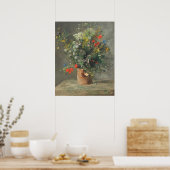 Poster Fleurs dans un Vase - Auguste Renoir Art (Cuisine)