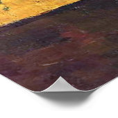 Poster Fleurs dans un vase bleu - Paul Cezanne - c1877 (Coin)