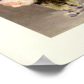 Poster Fleurs dans un vase de cristal (Coin)