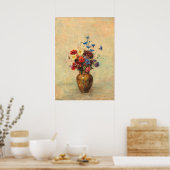 Poster Fleurs dans un vase - Odilon Redon Art (Cuisine)