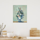 Poster Fleurs dans un Vase Rococo - Paul Cézanne Beaux-Ar (Cuisine)
