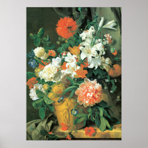 Poster Fleurs dans un vase Terra Cotta