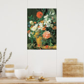 Poster Fleurs dans un vase Terra Cotta (Cuisine)