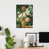 Poster Fleurs dans un vase Terra Cotta (Bureau à domicile)