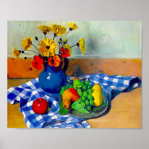 Poster Fleurs dans Vase 1922 par Felix Vallotton