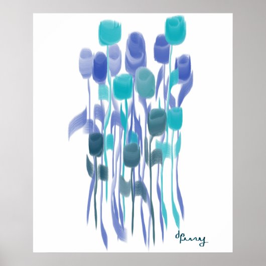 POSTER "FLEURS DANSANTES" (Devant)