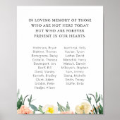 Poster Fleurs d'aquarelle École Réunion de classe Mémoria (Devant)