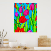 Poster Fleurs d'art mural (Cuisine)