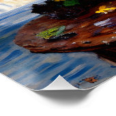 Poster Fleurs d'artichauts de Jérusalem (Coin)