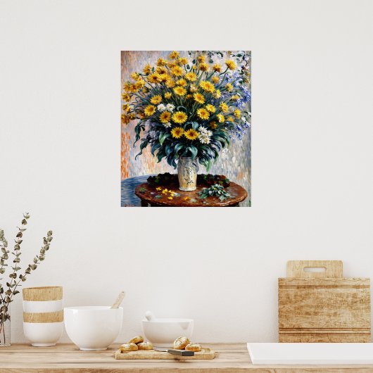 Poster Fleurs d'artichauts de Jérusalem (Cuisine)