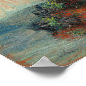 Poster Fleurs d'artichauts de Jérusalem par Claude Monet (Coin)